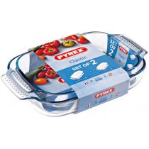 Форма с/к PYREX CLASSIC н-р форм 2пр скляна прямокут.39х25,35х23см