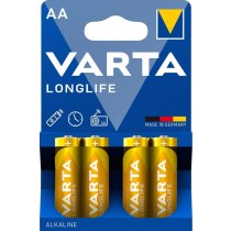 Батарейка VARTA LONGLIFE AA BLI 4