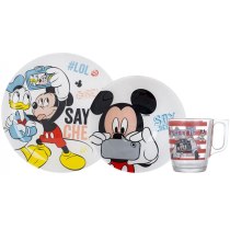 Набір посуду дит. LUMINARC DISNEY PARTY MICKEY / НАБІР/3 пр.короб