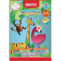 Набір паперу кольорового "Металік", А4, 14арк., 7 кол., двосторонній