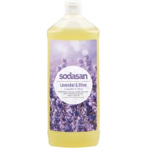 Органічне мило SODASAN Lavender-Olive рідке, заспокійливе, з лавандовою та оливковою оліями , 1 л