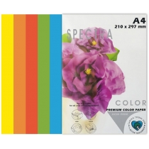 Папір кольоровий SPECTRA COLOR-Rainbow Pack Deep А4 160г/м2 , 5х10/50арк. (інтенсив) IT 82 