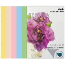 Папір кольоровий SPECTRA COLOR-Rainbow Pack А4 80г/м , 5х20/100 арк. Light (пастель) IT 82 "Т", 5 ко