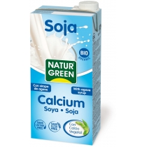Органічне рослинне молоко з сої з кальцієм 1л