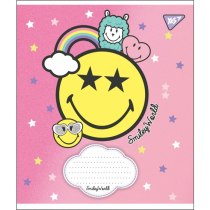 Тетрадь 12 листов,  косая линия "SMILEY LLAMA"
