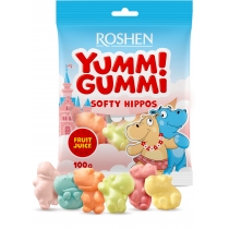 Желейні цукерки Yummi Gummi Softy Hippos 100г /22шт