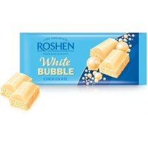 Шоколад Roshen пористий білий ВКФ 80г /20шт FP