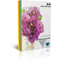 Папір кольоровий SPECTRA COLOR Rainbow Pack Deep А4, 160 г/м2, 250 арк, 5 кольорів, інтенсив