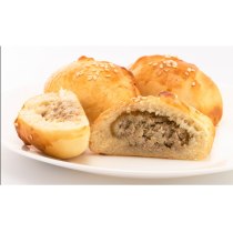 Пирожок с мясом, 35 гр (3 штуки в упаковке)