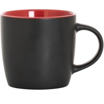 Чашка керамічна Economix Promo BLACK PRINCE 350мл, чорно-червона