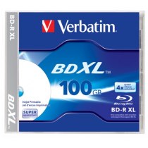 Диск BD-R XL Verbatim Jewel 100Gb, 1шт, 4x