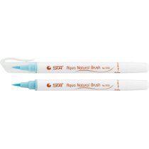 Маркер-пензлик акварельний STA 3700 AQUA NATURAL BRUSH 3700, синій пастельний