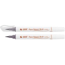 Маркер-пензлик акварельний STA 3700 AQUA NATURAL BRUSH 3700, глибокий сірий