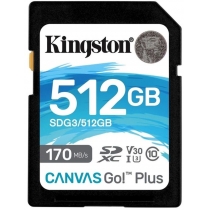 Картка пам'ятi SD 512Gb Kingston, кл.10
