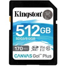 Картка пам'ятi SD 512Gb Kingston, кл.10