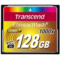 Картка пам'ятi compact Flash 128Gb Transcend
