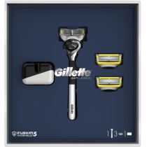 Подарочный набор Бритва Gillette Fusion5 ProShield + 3 Кассеты + Подставка