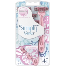 Бритви одноразові Simply Venus 3, 4 шт