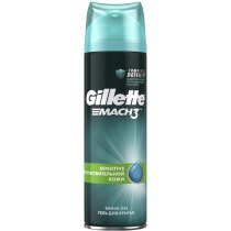 Гель для гоління Gillette Mach 3 Sensitive гіпоалергенний 200 мл