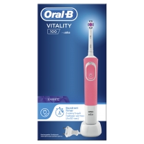 Електрична Зубна щітка Oral-B D100 Vitality 3DWhite Рожева