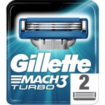 Сменные картриджи для бритья Gillette Mach 3 Turbo (2 шт)