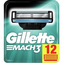 Змінні картриджі для гоління Gillette Mach 3 (12 шт)