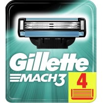 Змінні картриджі для гоління Gillette Mach 3 (4 шт)