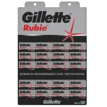 Двусторонние лезвия Gillette Rubie (5 шт)