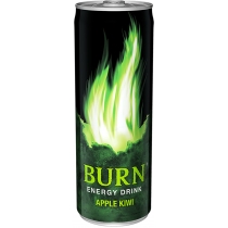 Напій енергетичний Burn Apple Kivi б/алк ж/б, 0, 25л