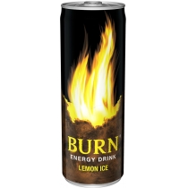 Напій енергетичний Burn Lemon Ice б/алк ж/б, 0, 25л