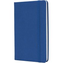 Діловий записник MAGIC, А5, тверда обкладинка, гумка, білий блок клітинка, синій