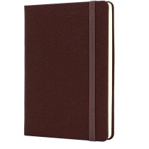 Деловая записная книжка NAMIB, А6, твердая обложка, резинка, кремовый блок линия, бордо