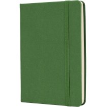 Деловая записная книжка MAGIC, А6, твердая обложка, резинка, кремовый блок линия, зеленый