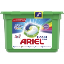 Капсули для прання Ariel Pods Все-в-1 Touch Of Lenor Fresh Color 15 шт
