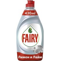 Средство для мытья посуды FAIRY Platinum Лимон и лайм 430 мл