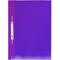 Папка-швидкозшивач А4 Economix Simple без перфорації, фактура "глянець", фіолетова