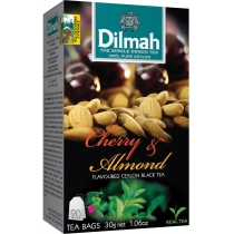 Чай чорний пакетований Dilmah Вишня мигдаль 20шт х 1,5г