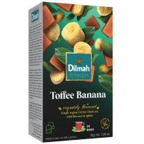 Чай чорний пакетований  Dilmah Іриска та Банан  20шт х 1,5г