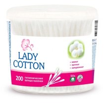 Палички ватні Lady Cotton в банці 200шт