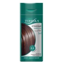 Тоника шампунь оттеночный для волос 4.4 