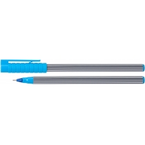 Ручка масляна ECONOMIX STRIPY 0,7 мм, пише синім