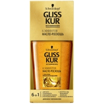 Олія-розкіш Gliss Kur 6 ефектів з олією горіха макадамії для всіх типів волосся 75 мл