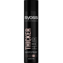 Лак для волосся Syoss Thicker Hair з волокнами для потовщення волосся, Фіксація 4 400 мл