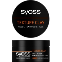 Глина текстуруюча для волосся Syoss Texture Clay Фіксація 5, 100 мл