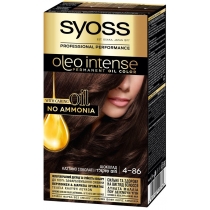 Фарба для волосся без аміаку SYOSS Oleo Intense 4-86 Шоколадний каштановий 115 мл