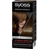Стійка фарба для волосся SYOSS SalonPlex  4-8 Каштановий шоколадний 115 мл
