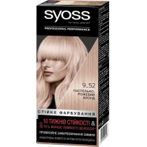 Стійка фарба для волосся SYOSS SalonPlex  9-52 Пастельно-Рожевий блонд 115 мл