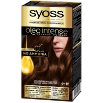 Фарба для волосся без аміаку SYOSS Oleo Intense 4-18 Шоколадний каштановий 115 мл