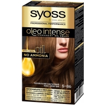 Фарба для волосся без аміаку SYOSS Oleo Intense 5-86 Карамельний каштановий 115 мл