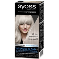 Стійка фарба для волосся SYOSS 12-59 Холодний Платиновий блонд 115 мл